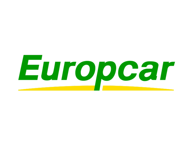 Europcar-logo grøn med gul strek