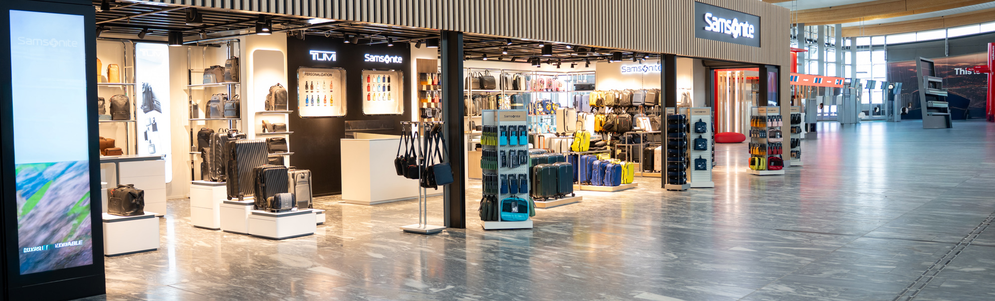 Picture of suitcases available for purchase at Samsonite