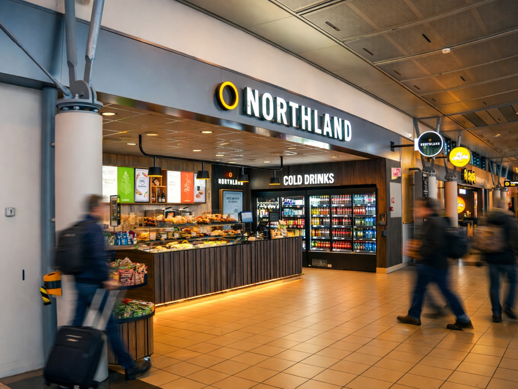 Assorterte ferske smørbrød på et mørkt bord med en person som skjærer tomater i bakgrunnen