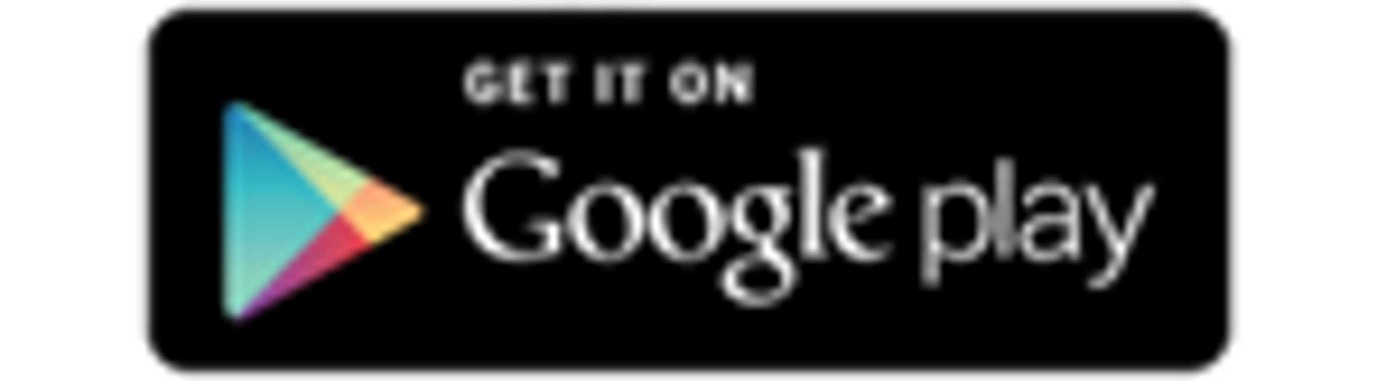 Google play logo med sort bakgrunn