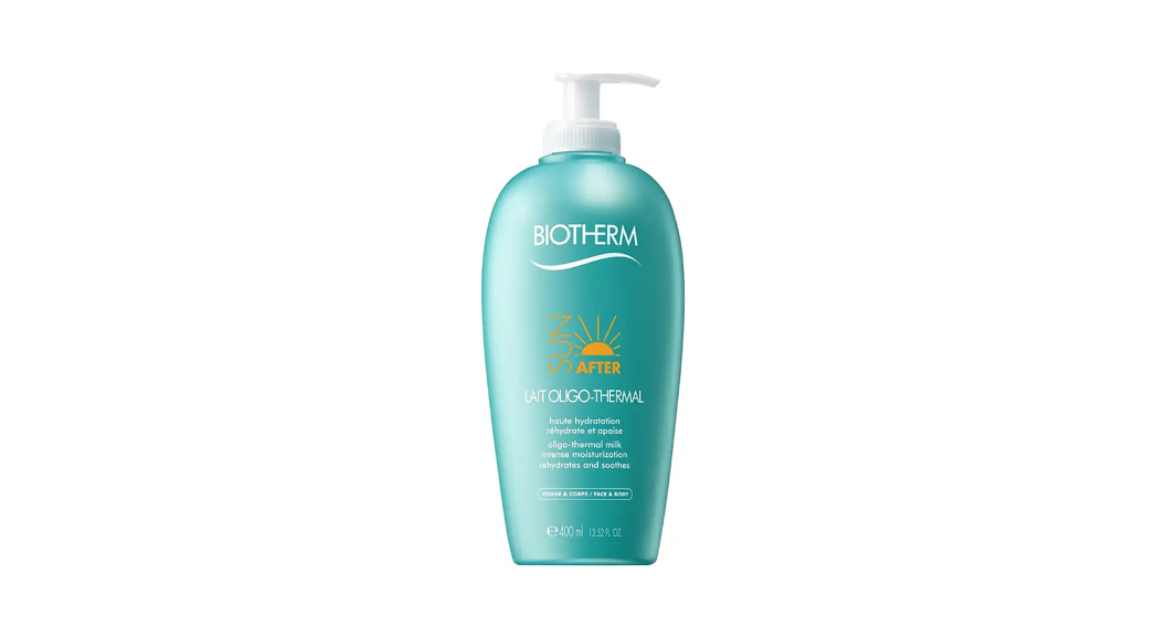 Bilde av Biotherm sin After Sun Milk, flasken er blå