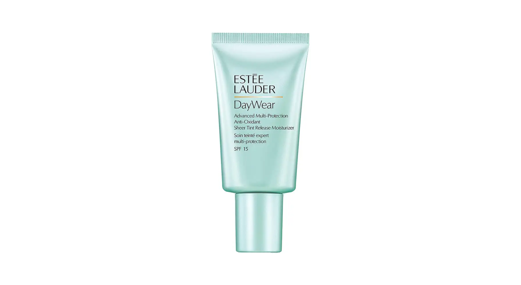 Bilde av Estée Lauder  Day Wear Multi-protection Anti-Oksidant Sheer Tint Relase Moisturizer SPF 15 - til 449,-flasken er blå/grønn